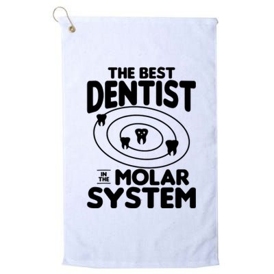 The Best Dentist In The Molar System Dentistry Platinum Collection Golf Towel