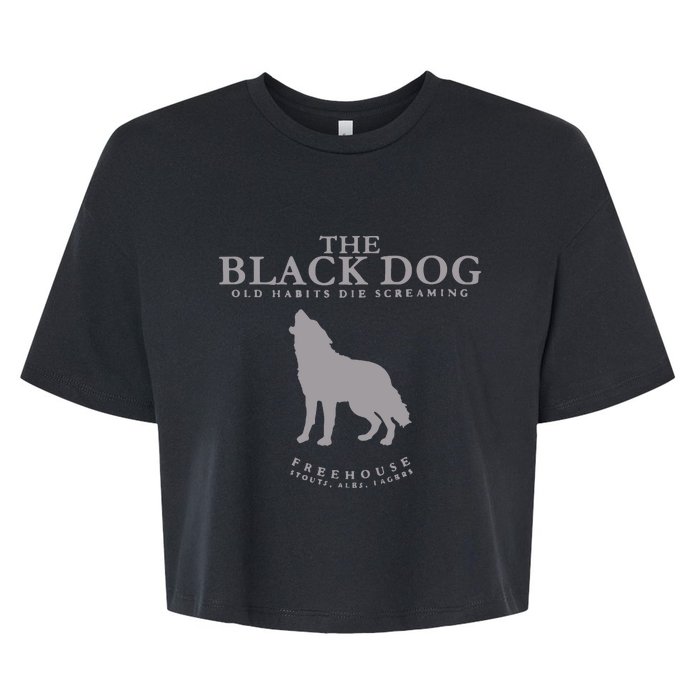 The Black Dog Bella+Canvas Jersey Crop Tee