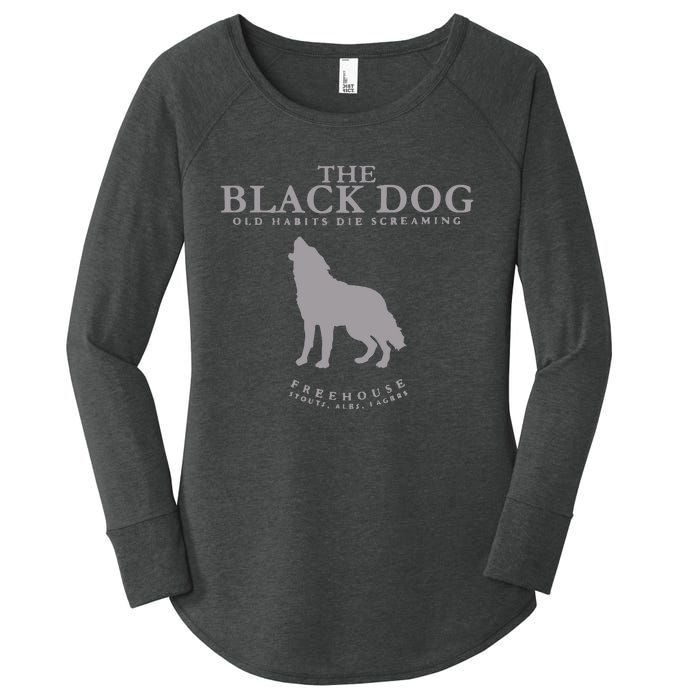 The Black Dog Women's Perfect Tri Tunic Long Sleeve Shirt