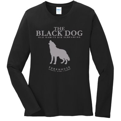 The Black Dog Ladies Long Sleeve Shirt