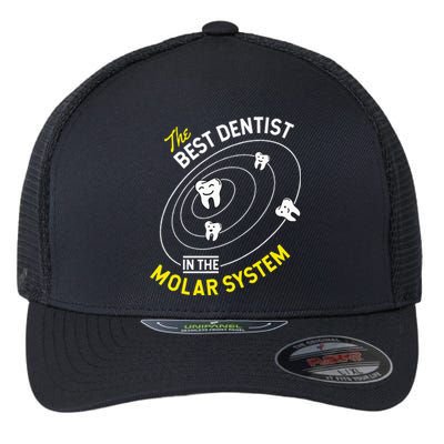 The Best Dentist In The Molar System DDS Dentistry Flexfit Unipanel Trucker Cap