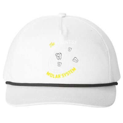 The Best Dentist In The Molar System DDS Dentistry Snapback Five-Panel Rope Hat