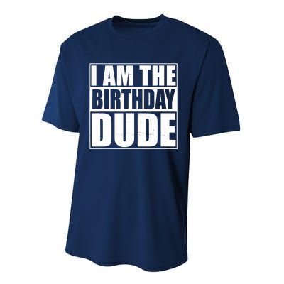 The Birthday Dude | Birthday Party Proud Birthday Dude Performance Sprint T-Shirt