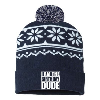 The Birthday Dude | Birthday Party Proud Birthday Dude USA-Made Snowflake Beanie