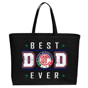 Toluca Best Dad Ever Happy FatherS Day Cotton Canvas Jumbo Tote