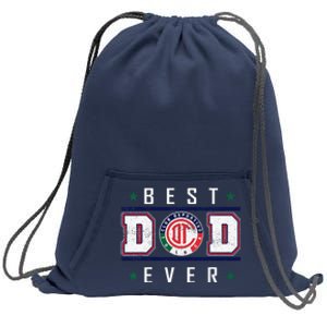 Toluca Best Dad Ever Happy FatherS Day Sweatshirt Cinch Pack Bag