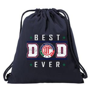 Toluca Best Dad Ever Happy FatherS Day Drawstring Bag