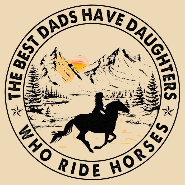 The Best Dads Have Daughters Who Ride Horses Zip Tote Bag