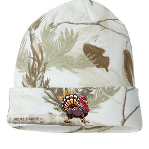 Twerky Butt Dance Funny Turkey Trot Thanksgiving Autumn Kati Licensed 12" Camo Beanie