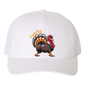 Twerky Butt Dance Funny Turkey Trot Thanksgiving Autumn Yupoong Adult 5-Panel Trucker Hat