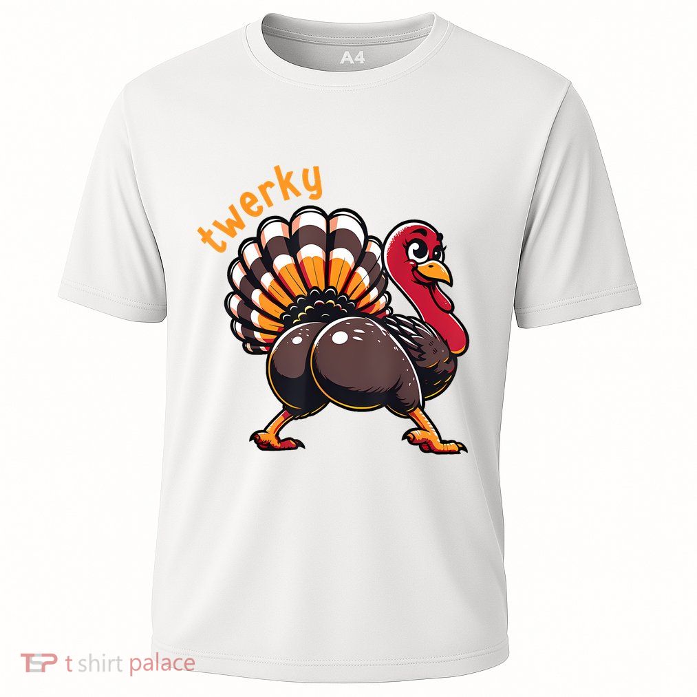 Twerky Butt Dance Funny Turkey Trot Thanksgiving Autumn Performance Shirt