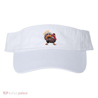 Twerky Butt Dance Funny Turkey Trot Thanksgiving Autumn Visor