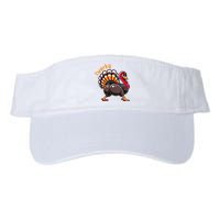 Twerky Butt Dance Funny Turkey Trot Thanksgiving Autumn Valucap Bio-Washed Visor