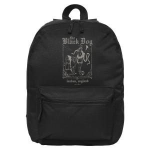 The Black Dog London England Ttpd 16 in Basic Backpack