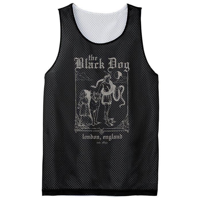 The Black Dog London England Ttpd Mesh Reversible Basketball Jersey Tank