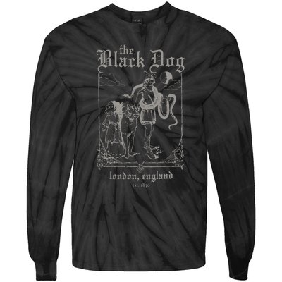 The Black Dog London England Ttpd Tie-Dye Long Sleeve Shirt