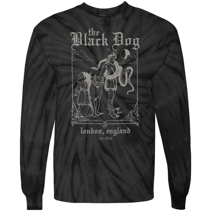 The Black Dog London England Ttpd Tie-Dye Long Sleeve Shirt