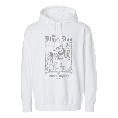 The Black Dog London England Ttpd Garment-Dyed Fleece Hoodie