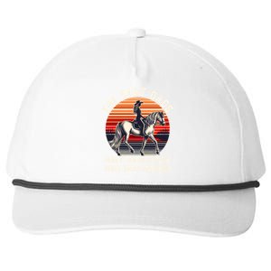 The Best Dads Have Daughters Who Ride Horses FatherS Day Gift Snapback Five-Panel Rope Hat