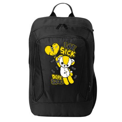 Teddy Bear Dope Skill Love Sick Flying Balloon City Backpack