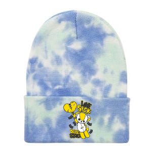 Teddy Bear Dope Skill Love Sick Flying Balloon Tie Dye 12in Knit Beanie