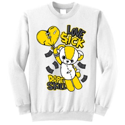 Teddy Bear Dope Skill Love Sick Flying Balloon Sweatshirt