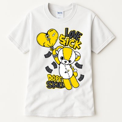 Teddy Bear Dope Skill Love Sick Flying Balloon Tall T-Shirt