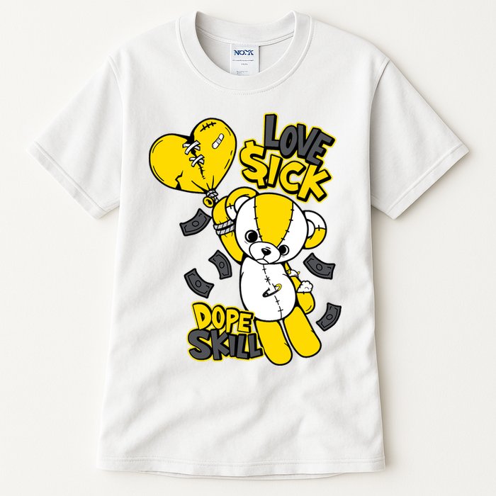 Teddy Bear Dope Skill Love Sick Flying Balloon Tall T-Shirt