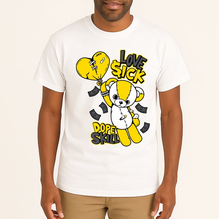 Teddy Bear Dope Skill Love Sick Flying Balloon Tall T-Shirt