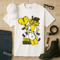 Teddy Bear Dope Skill Love Sick Flying Balloon Tall T-Shirt
