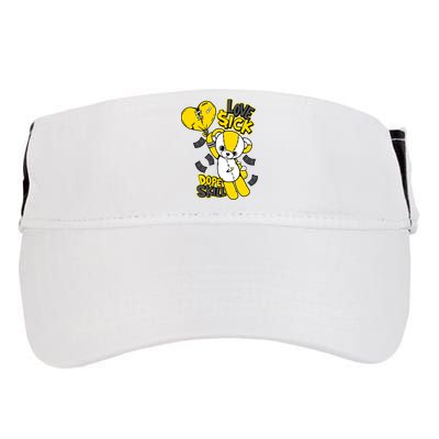 Teddy Bear Dope Skill Love Sick Flying Balloon Adult Drive Performance Visor