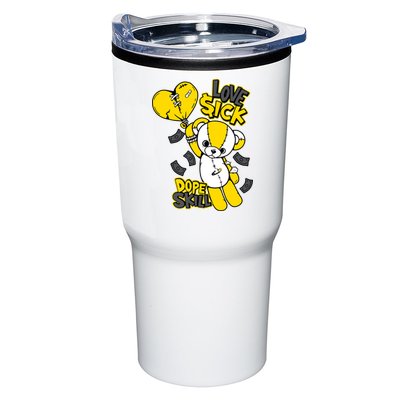 Teddy Bear Dope Skill Love Sick Flying Balloon Tumbler