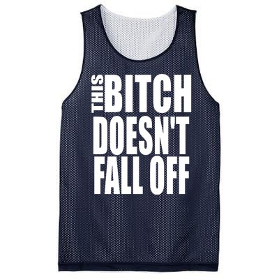 THIS BITCH DOESN'T FALL OFF Mesh Reversible Basketball Jersey Tank