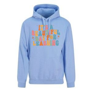 Ts Beautiful Day For Learning Teacher Funny Teacher Life Unisex Surf Hoodie