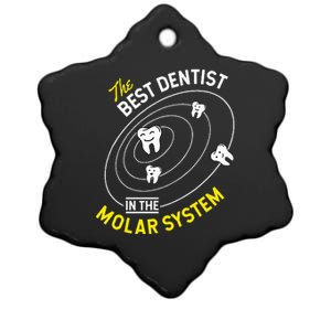 The Best Dentist In The Molar System Dds Dentistry Ceramic Star Ornament