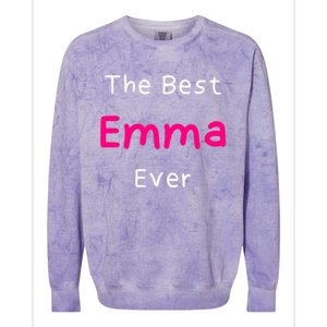 The Best Emma Ever / Funny Quote Named Emma Gift Colorblast Crewneck Sweatshirt