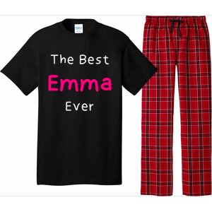 The Best Emma Ever / Funny Quote Named Emma Gift Pajama Set