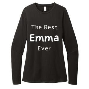 The Best Emma Ever / Funny Quote Named Emma Gift Womens CVC Long Sleeve Shirt