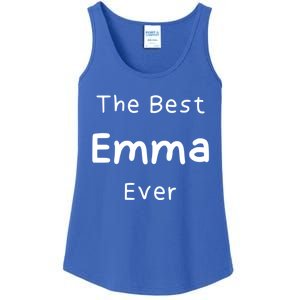 The Best Emma Ever / Funny Quote Named Emma Gift Ladies Essential Tank