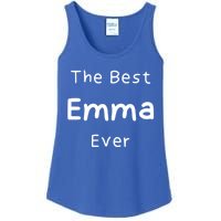 The Best Emma Ever / Funny Quote Named Emma Gift Ladies Essential Tank