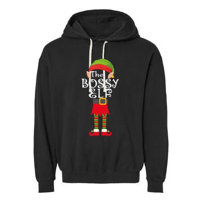 The Bossy Elf Garment-Dyed Fleece Hoodie