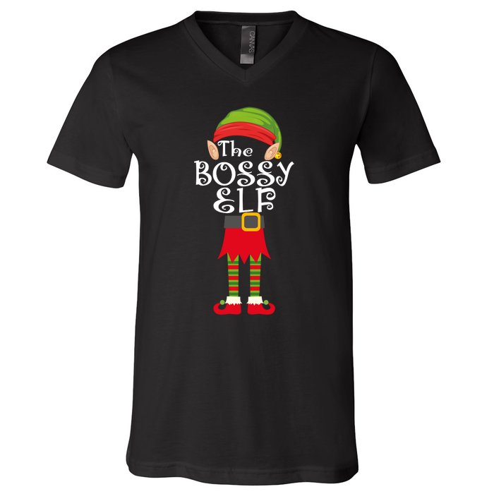 The Bossy Elf V-Neck T-Shirt