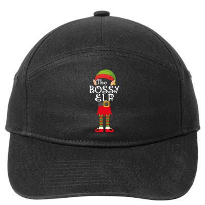 The Bossy Elf 7-Panel Snapback Hat