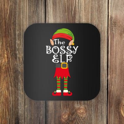 The Bossy Elf Coaster