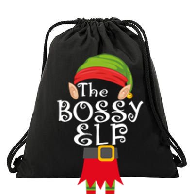 The Bossy Elf Drawstring Bag