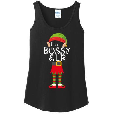 The Bossy Elf Ladies Essential Tank