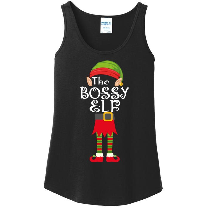 The Bossy Elf Ladies Essential Tank