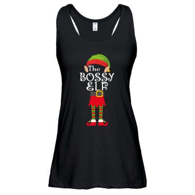 The Bossy Elf Ladies Essential Flowy Tank