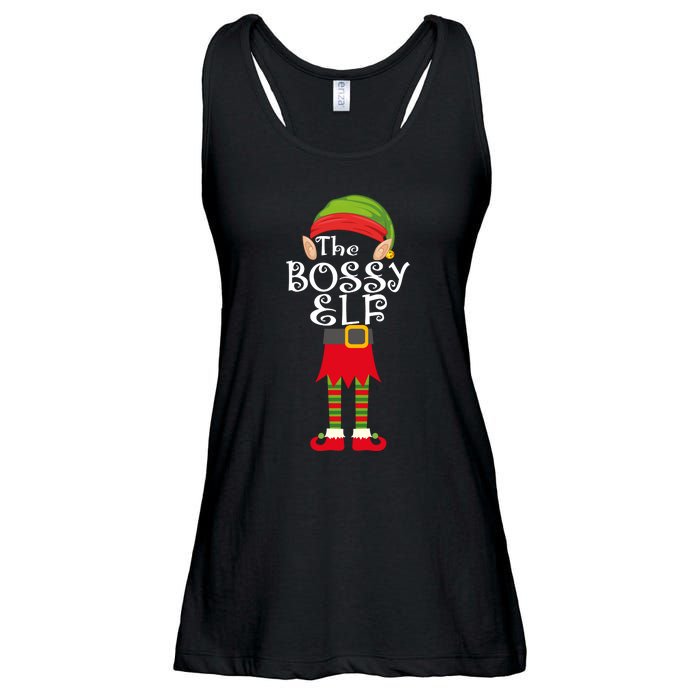 The Bossy Elf Ladies Essential Flowy Tank