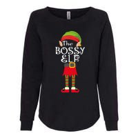 The Bossy Elf Womens California Wash Sweatshirt